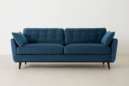 Dreisitzer-Sofa Model 10, Blaugrün