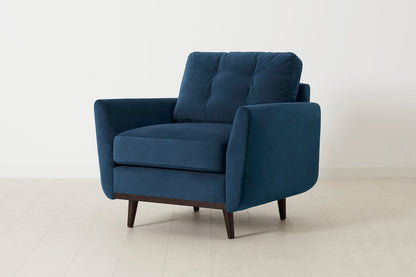 Sessel Model 10, Blaugrün