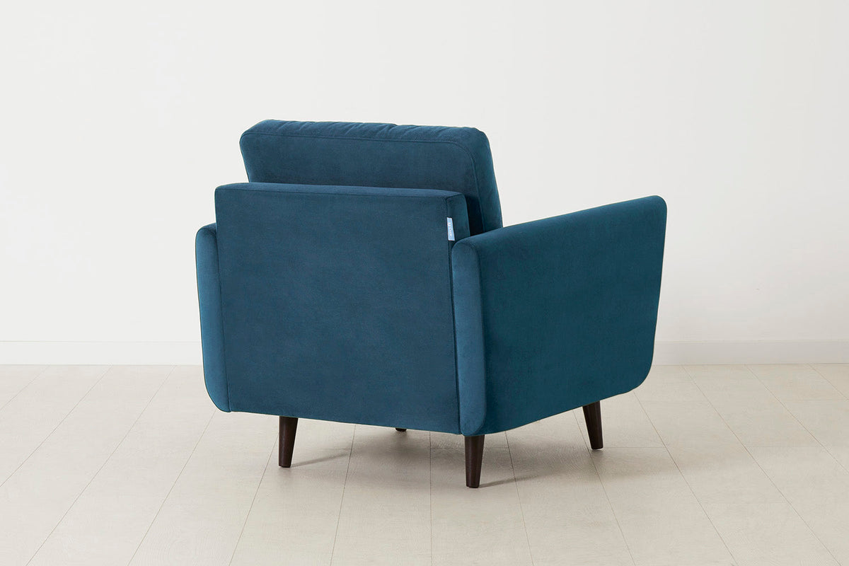 Sessel Model 10, Blaugrün
