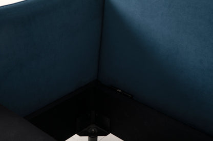 2,5-Sitzer-Schlafsofa Model 08, Blaugrün