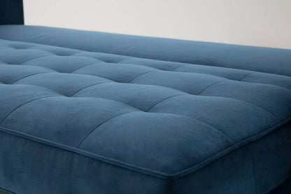 Model 02 Dreisitzer-Schlafsofa , Blaugrün