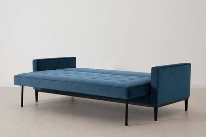 Model 02 Dreisitzer-Schlafsofa , Blaugrün