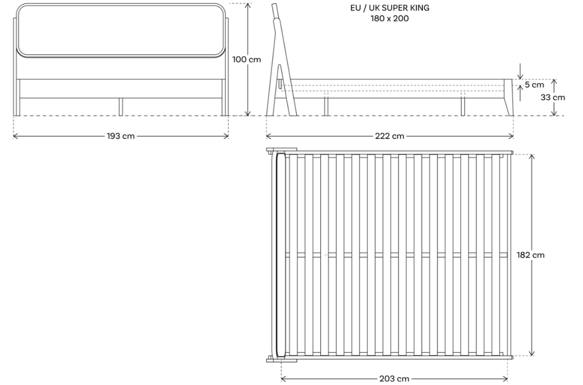 Bett 04 180cm x 200cm