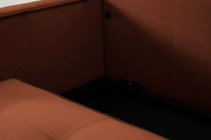 Model 02 Sofa Bed 3 Seater, Umber