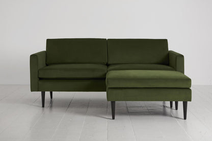 Model 01 2-Seater Sofa with Ottoman, Vine