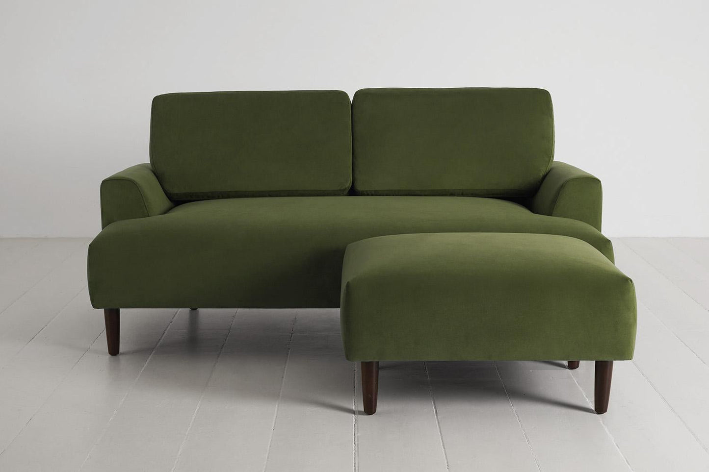 Model 05 Zweisitzer Sofa mit Hocker