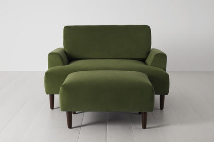 Chaiselongue Model 05, Laubgrün