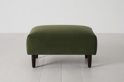 Polsterhocker Model 05, Laubgrün