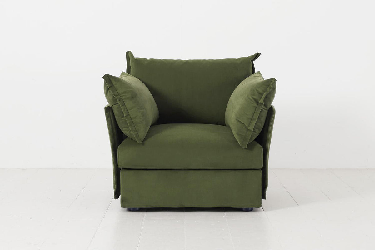 Sessel Model 06, Laubgrün