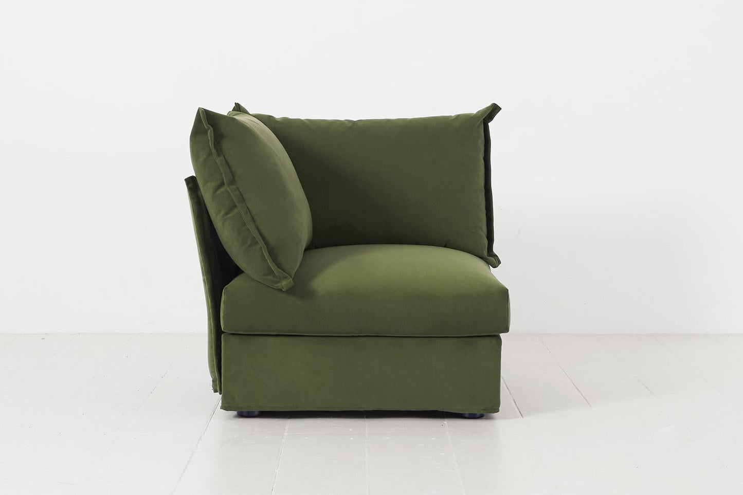 Eckmodul für modulares Sofa Model 06, Laubgrün
