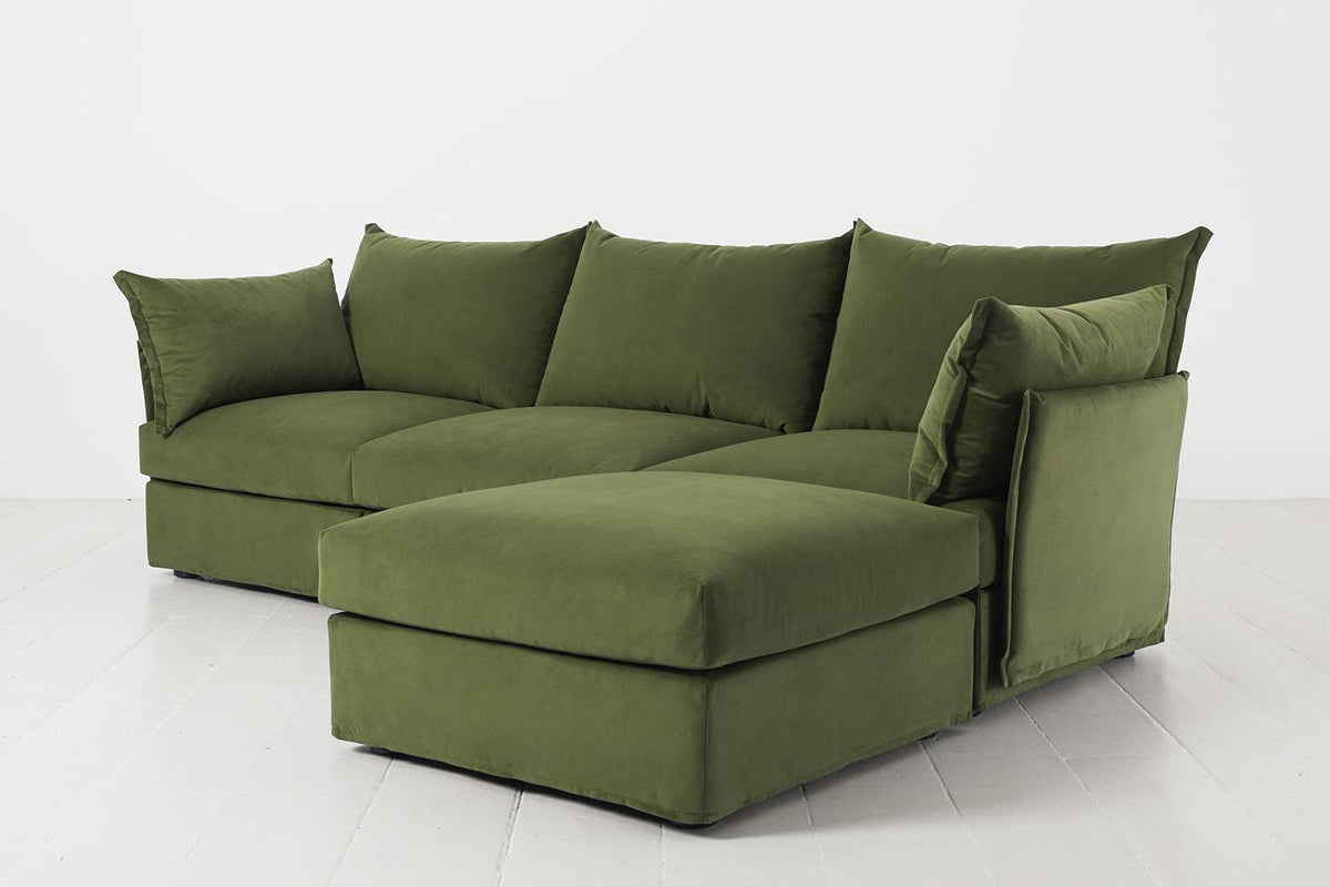 Dreisitzer-Ecksofa Model 06 mit Ecke rechts