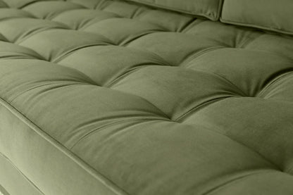 Model 02 2-Seater Sofa with Ottoman, Vine