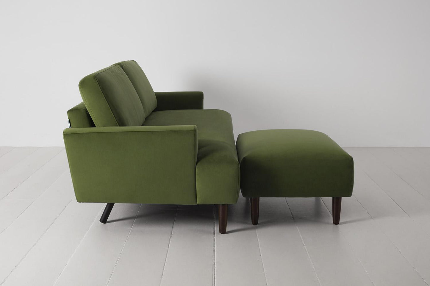 Model 05 3-Seater Sofa with ottoman, Vine
