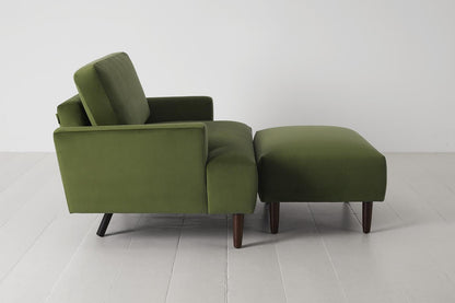 Chaiselongue Model 05, Laubgrün