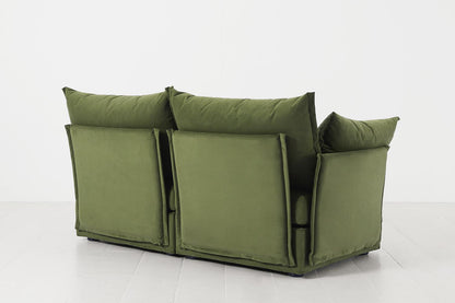 Zweisitzer-Sofa Model 06, Laubgrün
