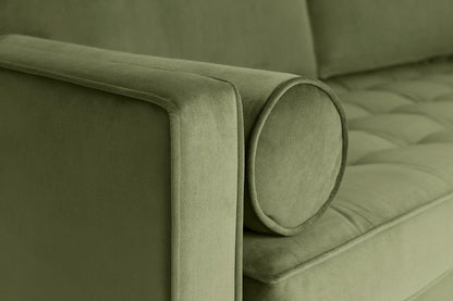 Model 02 3-Seater Sofa with Ottoman, Vine