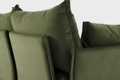 Zweisitzer-Sofa Model 06, Laubgrün
