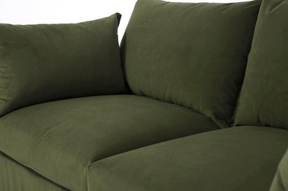 Zweisitzer-Sofa Model 06, Laubgrün