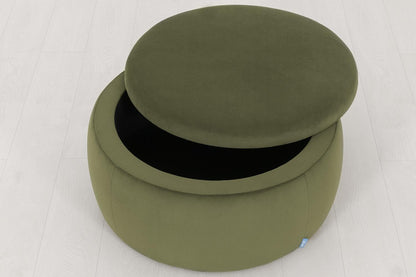 Polsterhocker 01, Laubgrün