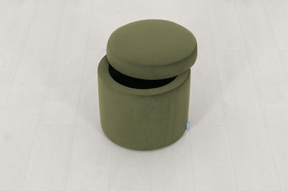 Polsterhocker 03, Laubgrün