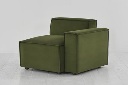Model 03 Right Arm Sofa Module, Vine