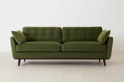 Dreisitzer-Sofa Model 10, Laubgrün