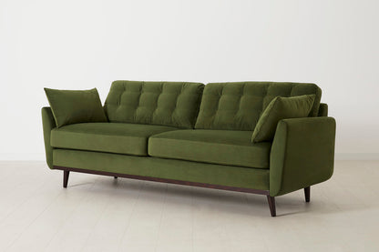Dreisitzer-Sofa Model 10, Laubgrün
