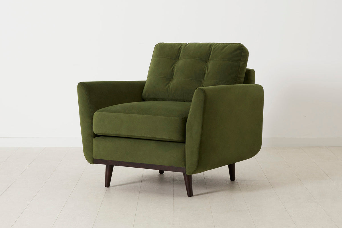 Sessel Model 10, Laubgrün