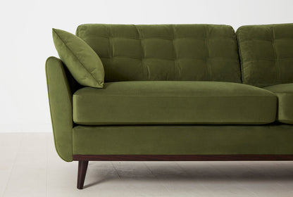 Dreisitzer-Sofa Model 10, Laubgrün