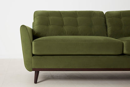 Dreisitzer-Sofa Model 10, Laubgrün