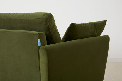 Dreisitzer-Sofa Model 10, Laubgrün