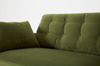 Dreisitzer-Sofa Model 10, Laubgrün