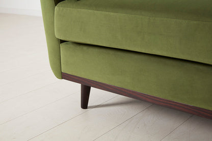 Dreisitzer-Sofa Model 10, Laubgrün