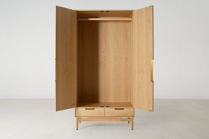 Kleiderschrank 01, Eiche