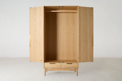 Kleiderschrank 01, Eiche