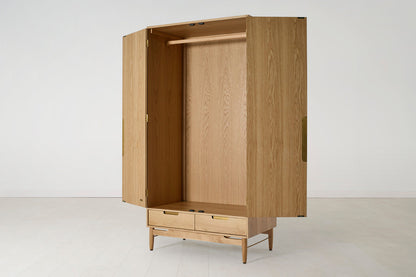 Kleiderschrank 01, Eiche