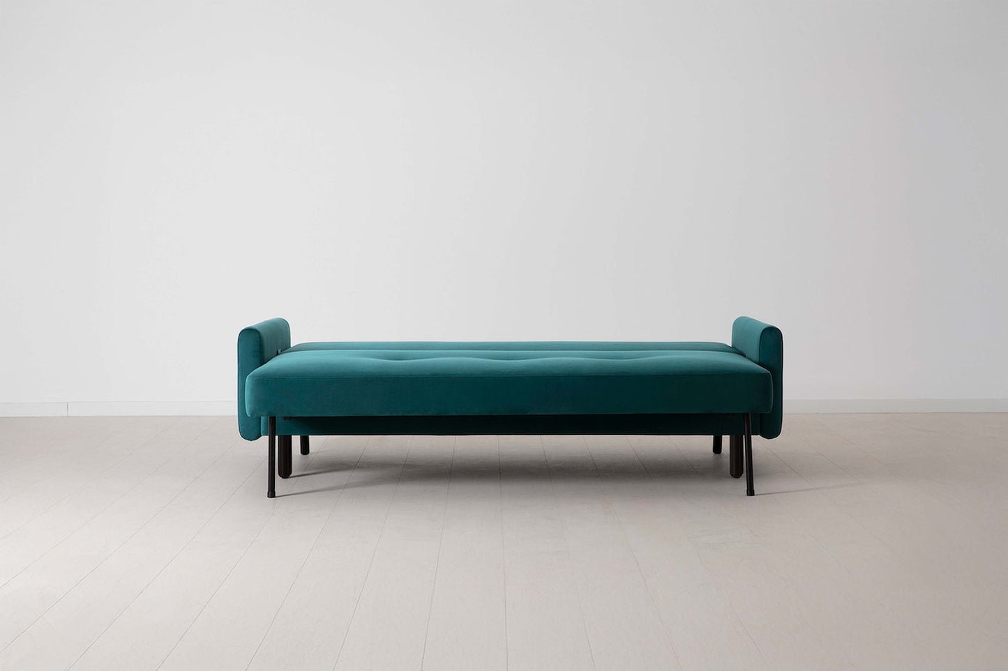 Model 04 Dreisitzer-Schlafsofa, Eisvogelblau