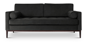 Schwarze Sofas