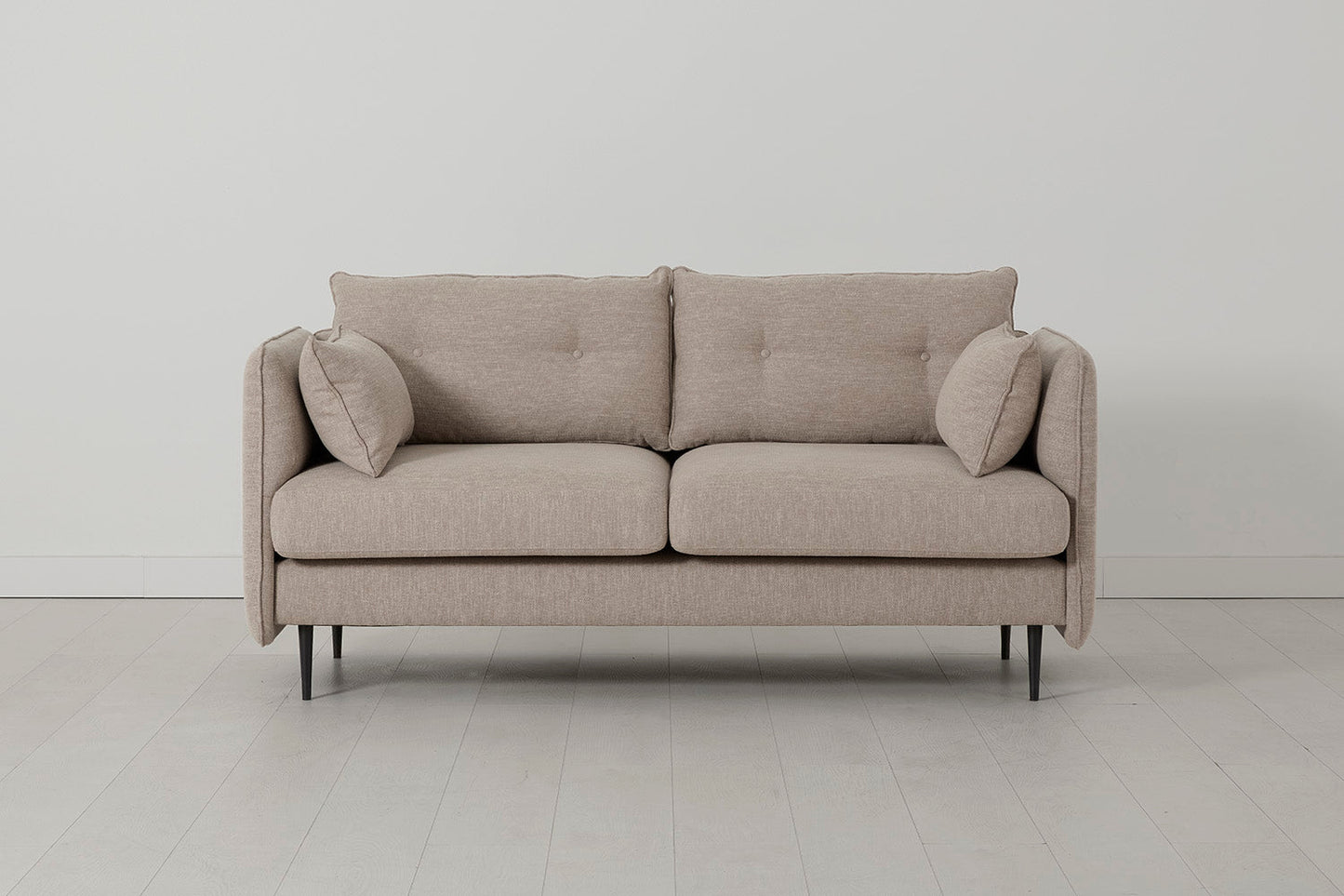 Model 19 Zweisitzer-Sofa, Steingrau
