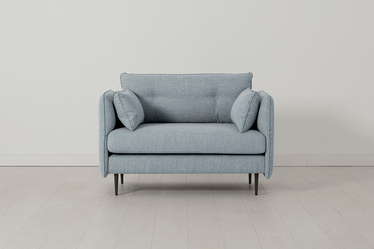 Model 19 Loveseat, Meerglasblau