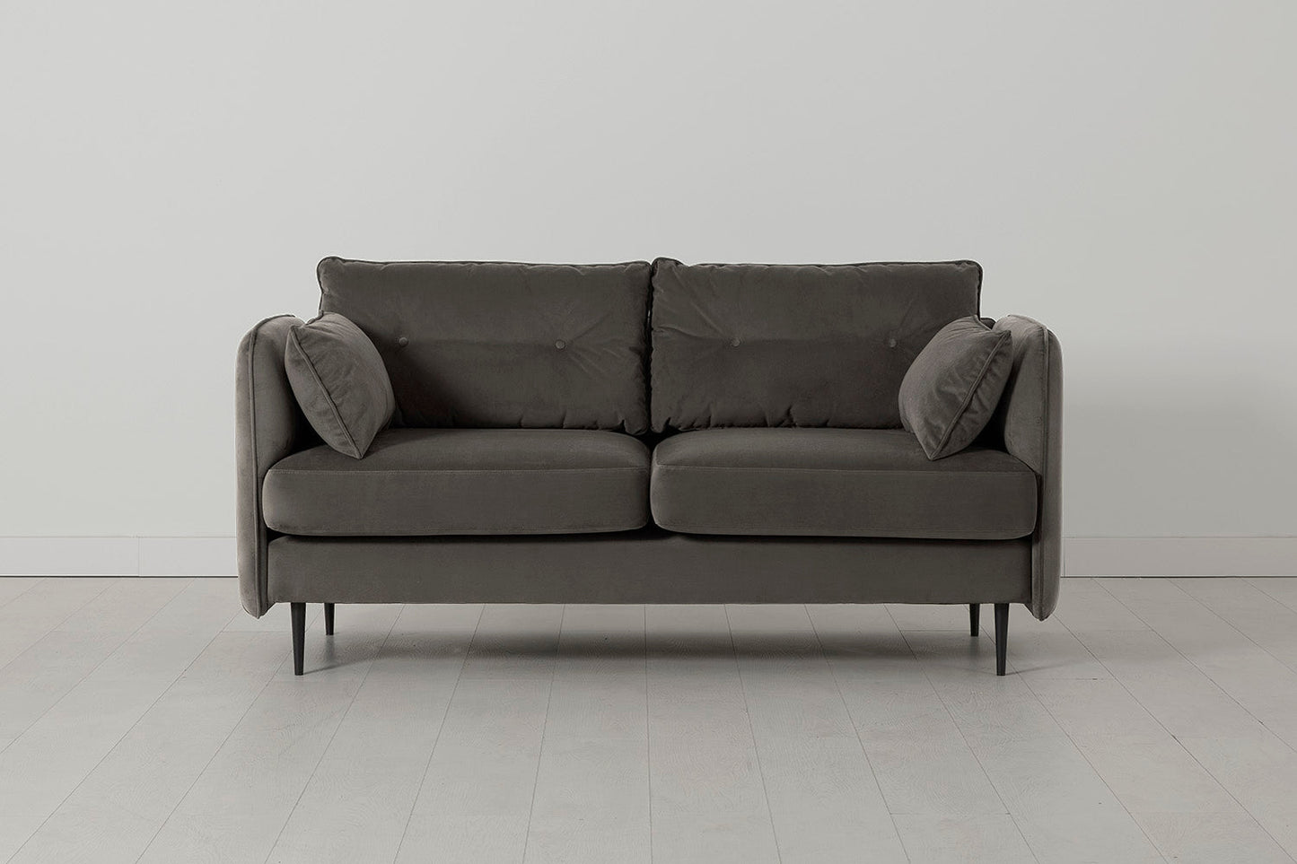 Model 19 Zweisitzer-Sofa, Elefantengrau