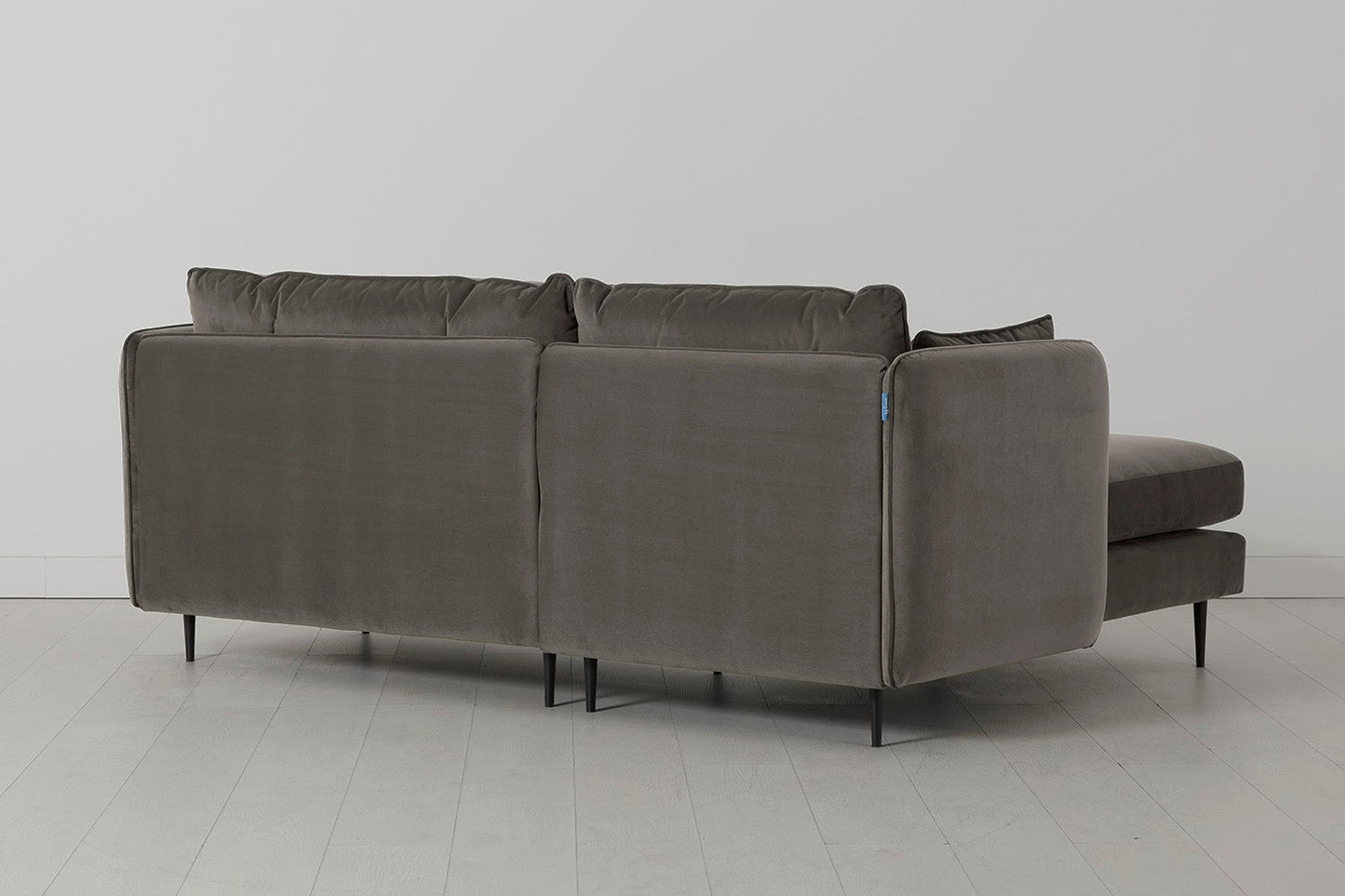 Model 19 Dreisitzer Chaiselongue-Sofa (Links), Elefantengrau