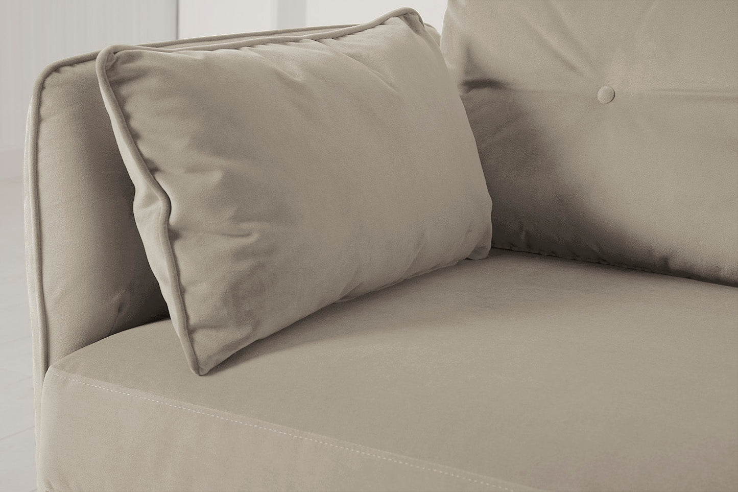 Zweisitzer-Sofa, Knochenweiß