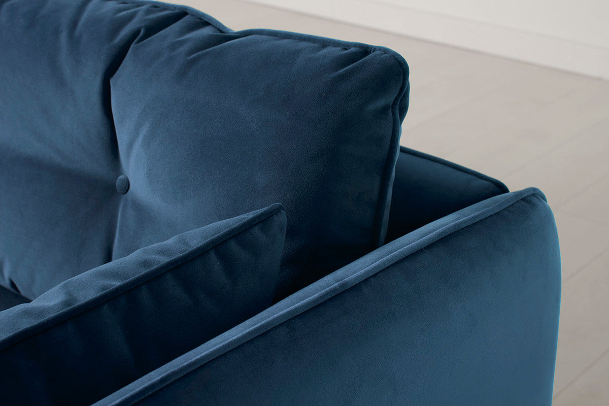 Model 19 3 Seater Sofa, Teal — Model 19 - Detail - Teal 03