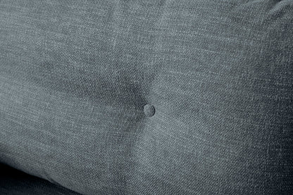 Model 19 3 Seater Left Chaise Sofa, Marine — Cushion Detail