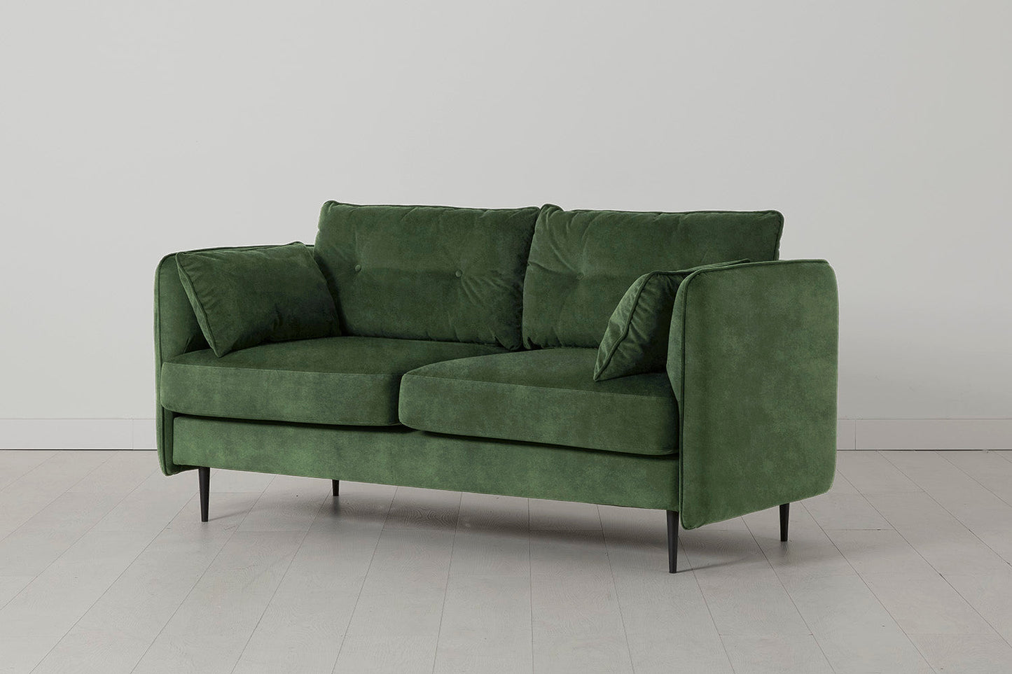 Model 19 Zweisitzer-Sofa, Tannengrün