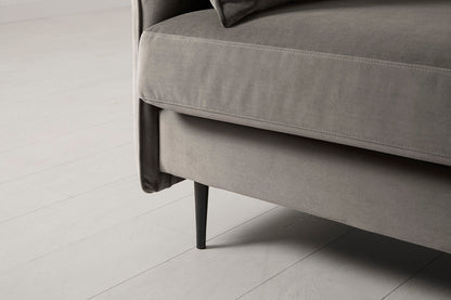 Model 19 3 Seater Right Chaise Sofa, Elephant — detail view 5