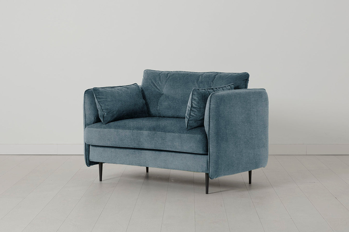 Model 19 Loveseat, Wasserblau