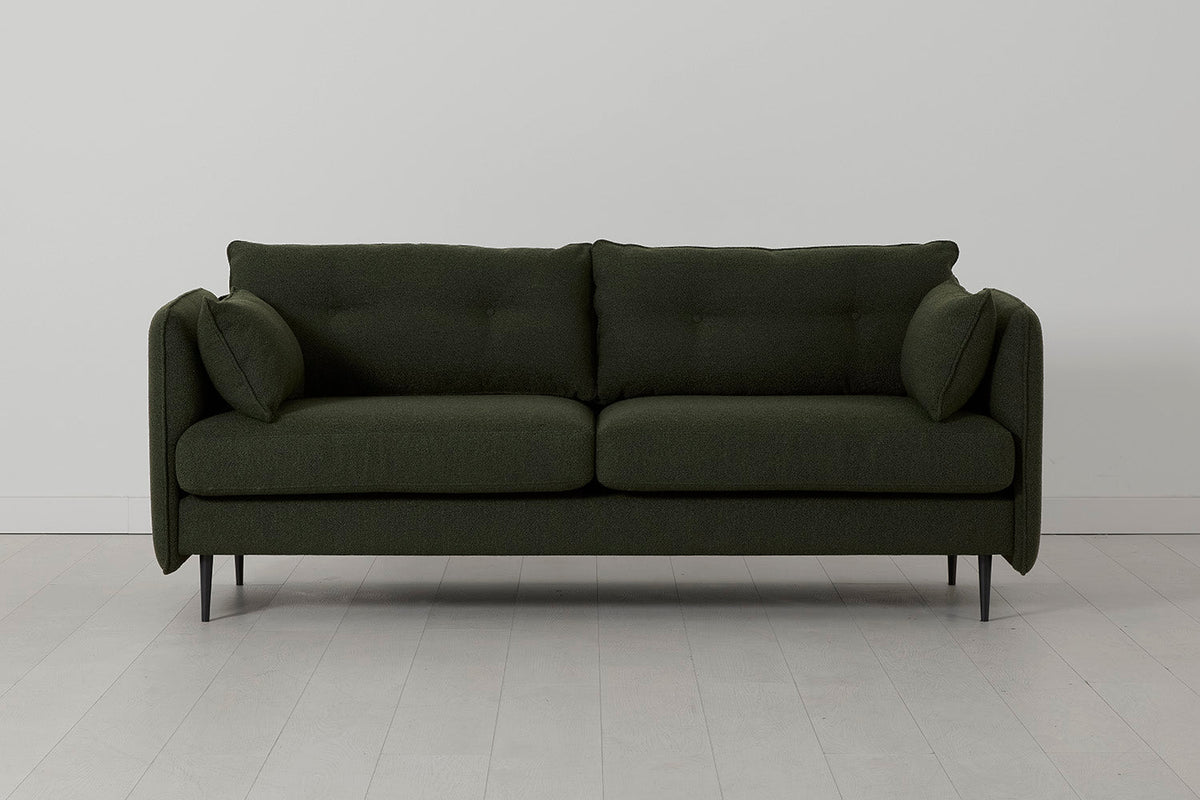 Model 19 3 Seater Sofa, Fern — Front view