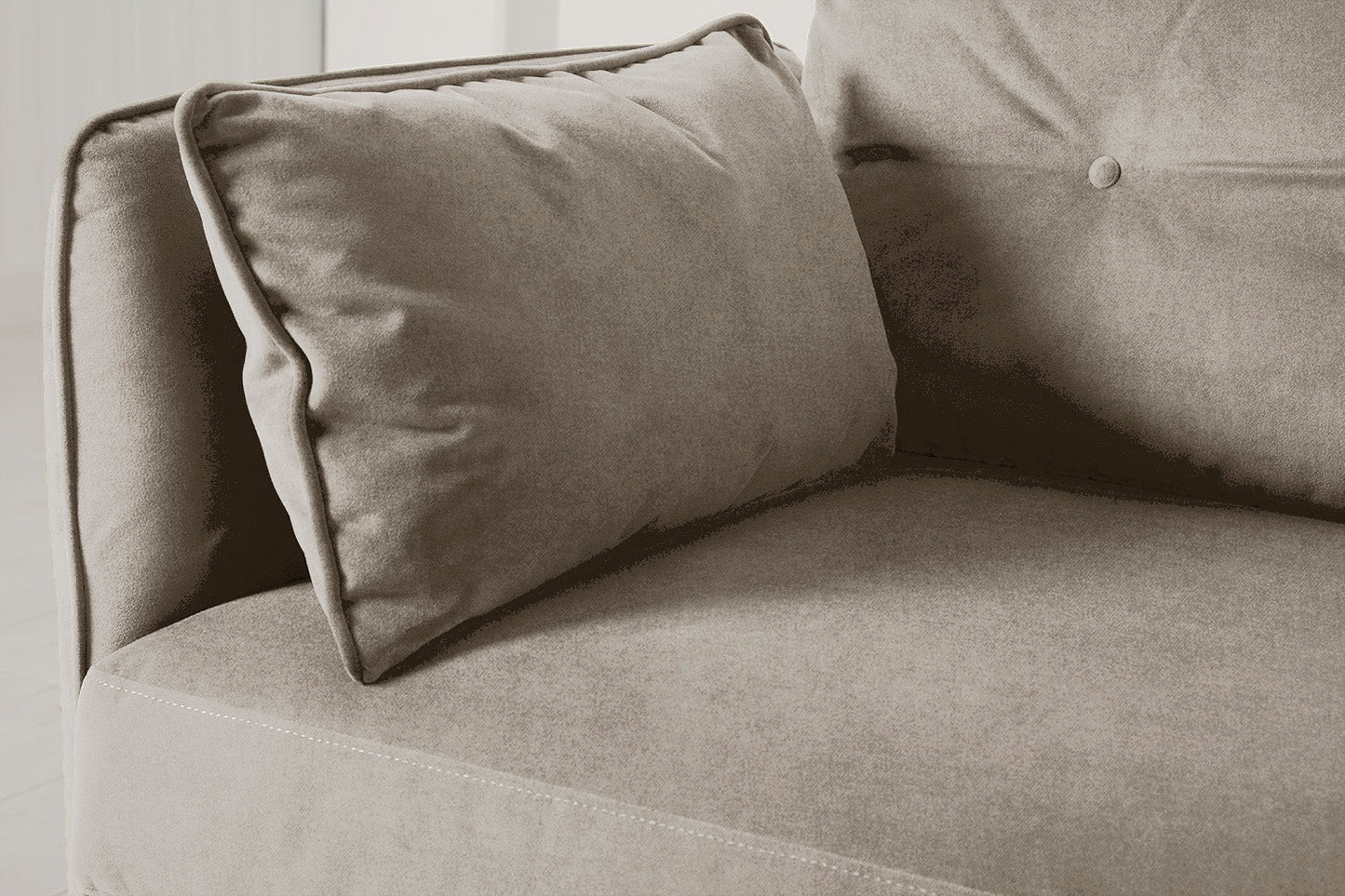 Model 19 Zweisitzer-Sofa, Kreideweiß